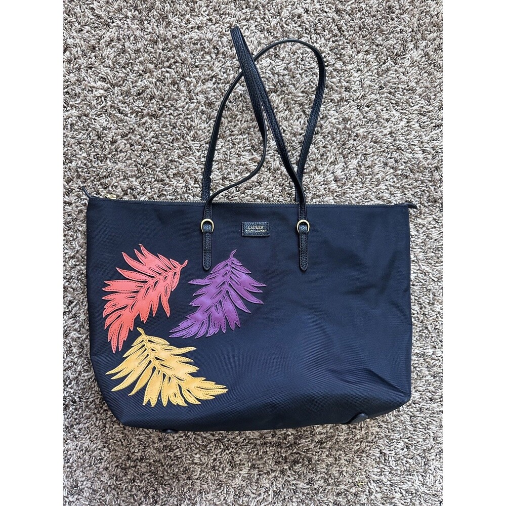 Lauren Ralph Lauren Black Tote Bag